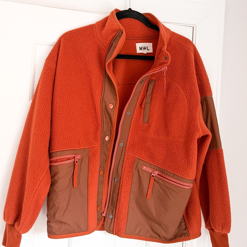 Madewell sherpa snapfront jacket - worn once